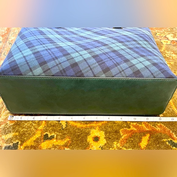 Talbots Black Watch Plaid Tote - Picture 9 of 10